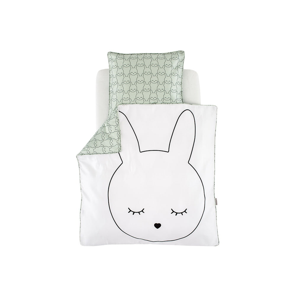 Träumeland Bettwäsche 80x80 Kuschelhase 