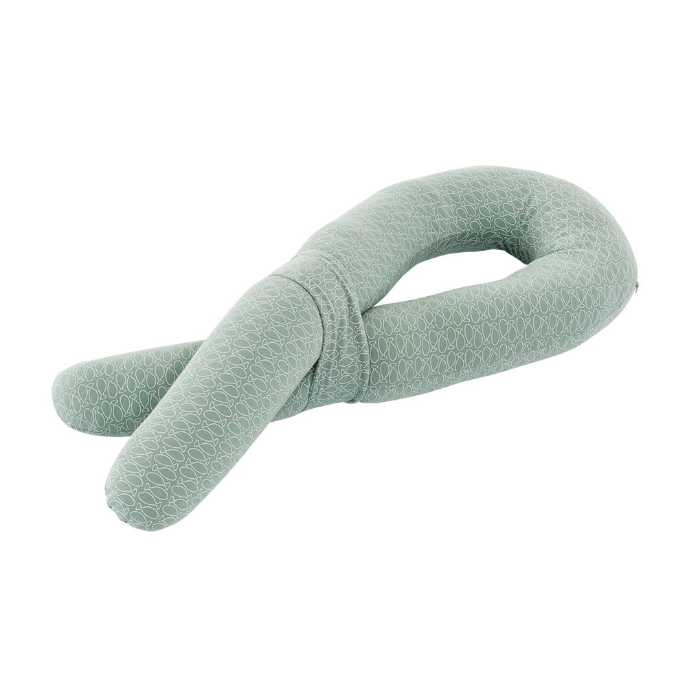 Träumeland Care Kuschelnest im Design Fische mint