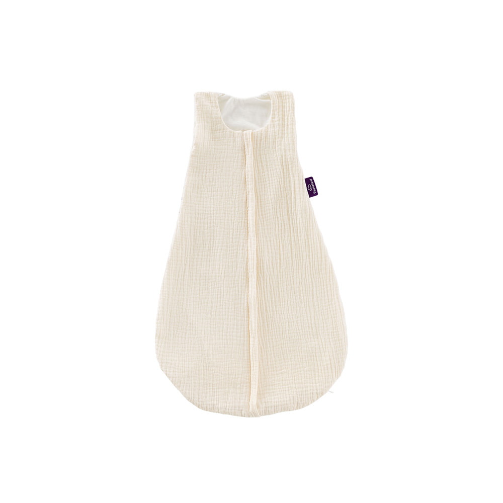 Sommerschlafsack aus Baumwollmusselin in beige