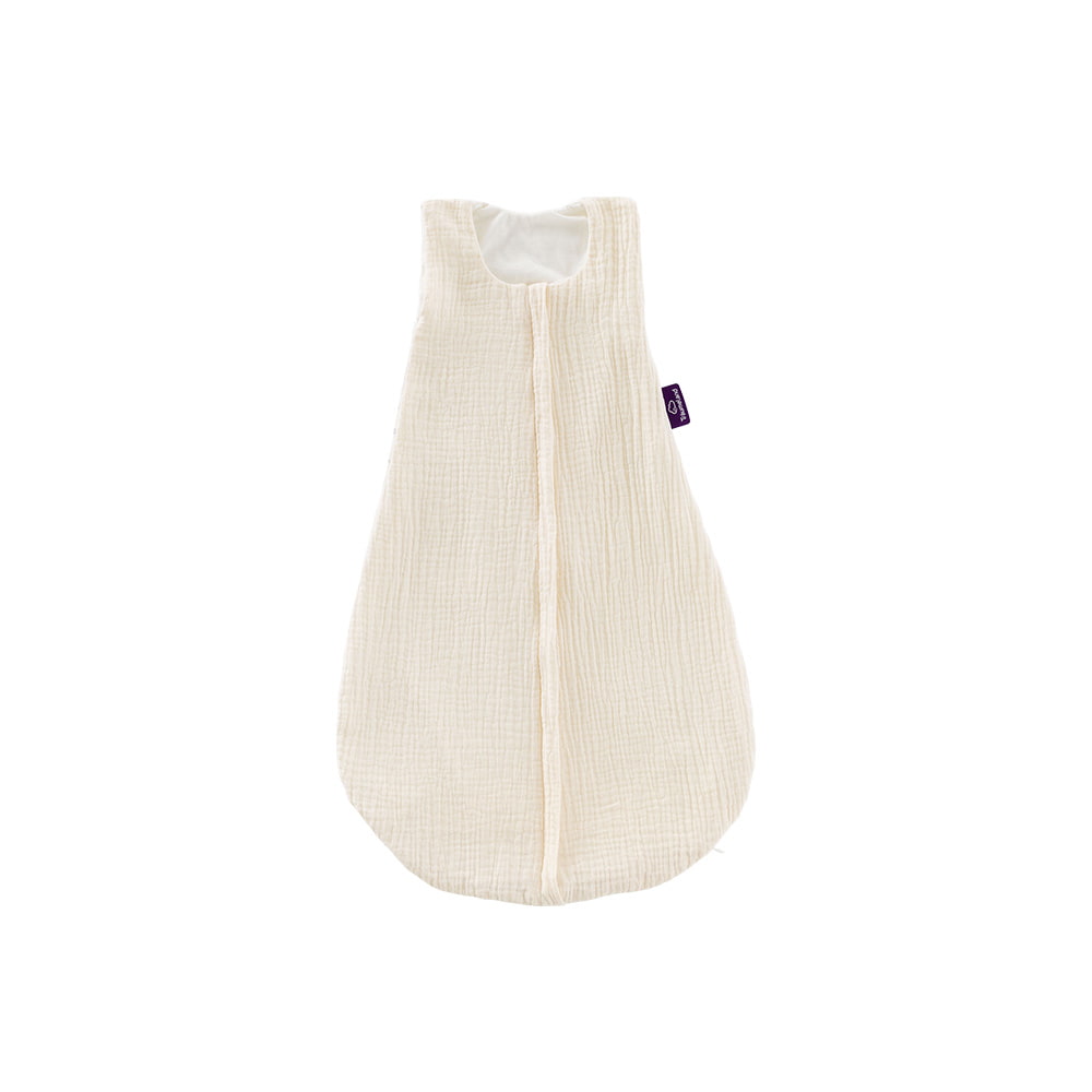 Sommerschlafsack aus Baumwollmusselin in beige