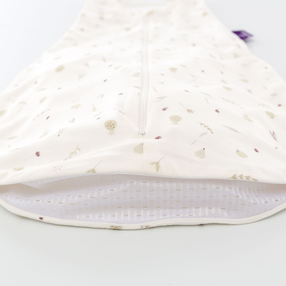 Sommerschlafsack Sommerfrische aus TENCEL™ Detailfoto Belüftungsschlitz