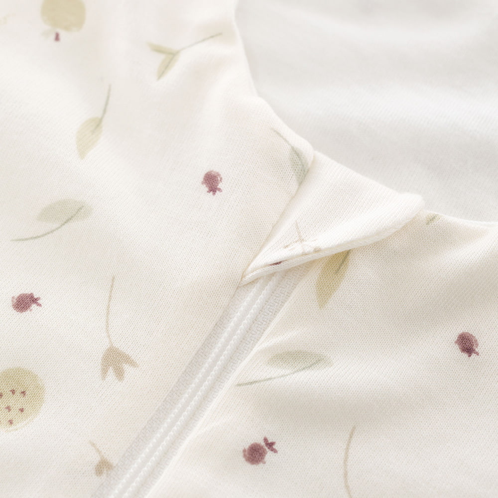 Sommerschlafsack Sommerfrische aus TENCEL™ Detailfoto Kinnschutz