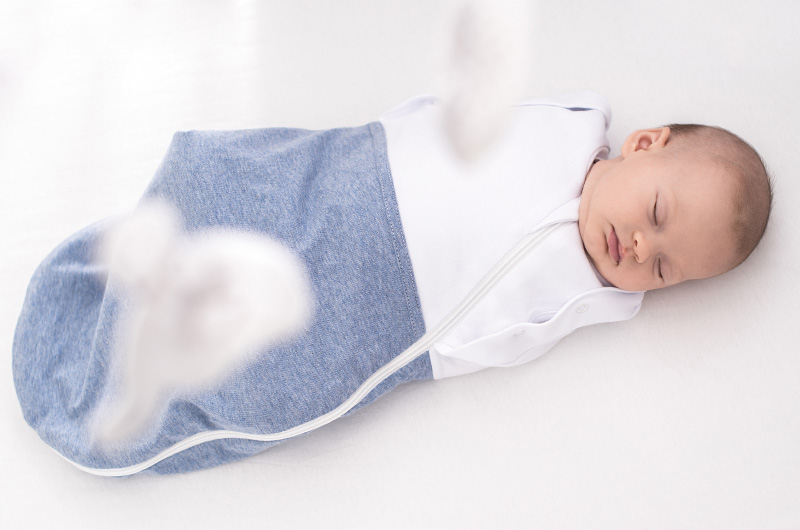 Schlafendes Baby im Träumeland Puck-Schlafsack Schlafendes Baby im Träumeland Puck-Schlafsack