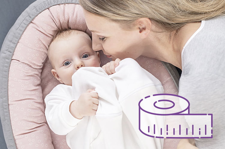 Baby im rosa Träumeland Nest HOME mit Mama Baby im rosa Träumeland Nest HOME mit Mama