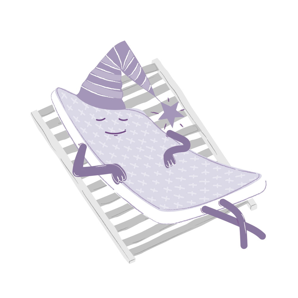 Träumeland mitwachsender Betteinsatz Rosti Illustration