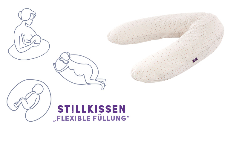 Träumeland Stillkissen Illustration mit Anwendungsmöglichkeiten Träumeland Stillkissen Illustration mit Anwendungsmöglichkeiten