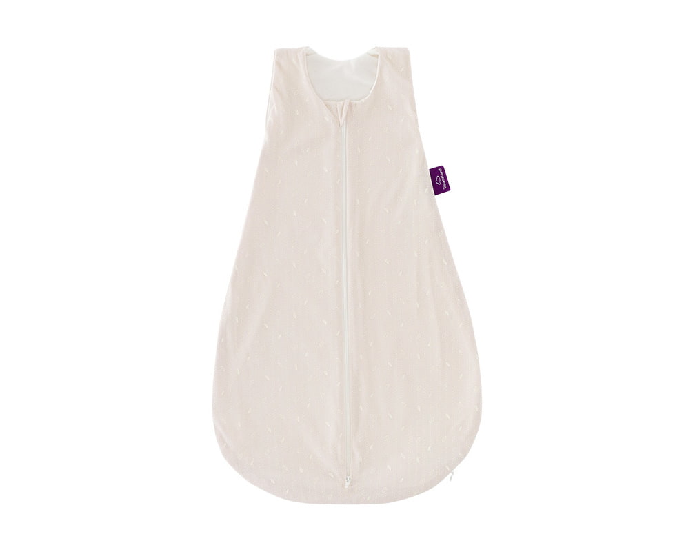 Sommer-Schlafsack Blätter beige