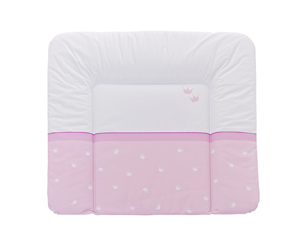 Wickelauflage Krone rosa