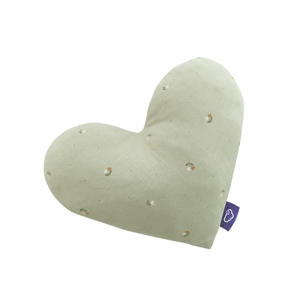 Kuschelkissen Herz fiore grün