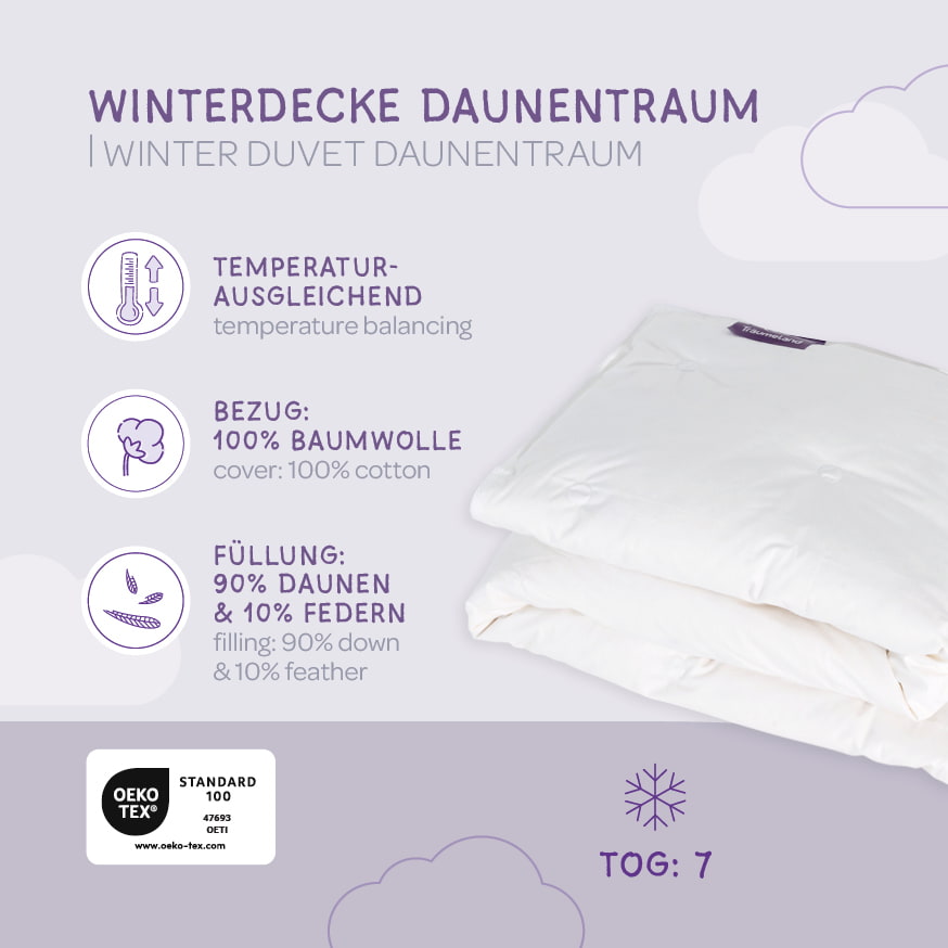 Babydecke DAUNENTRAUM