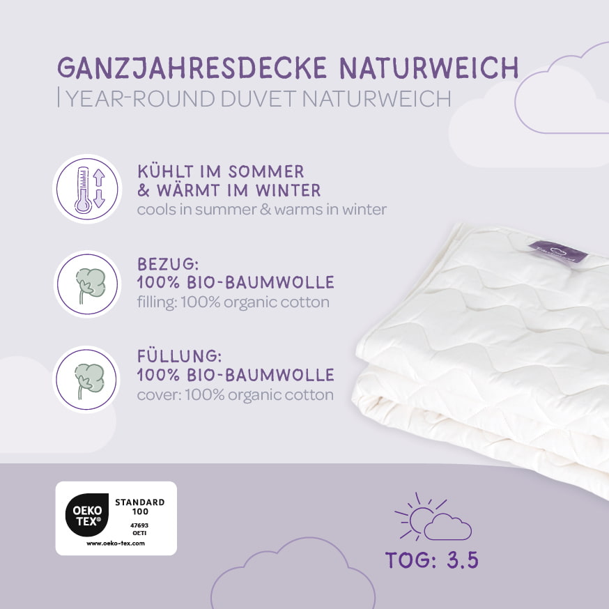 Babydecke NATURWEICH