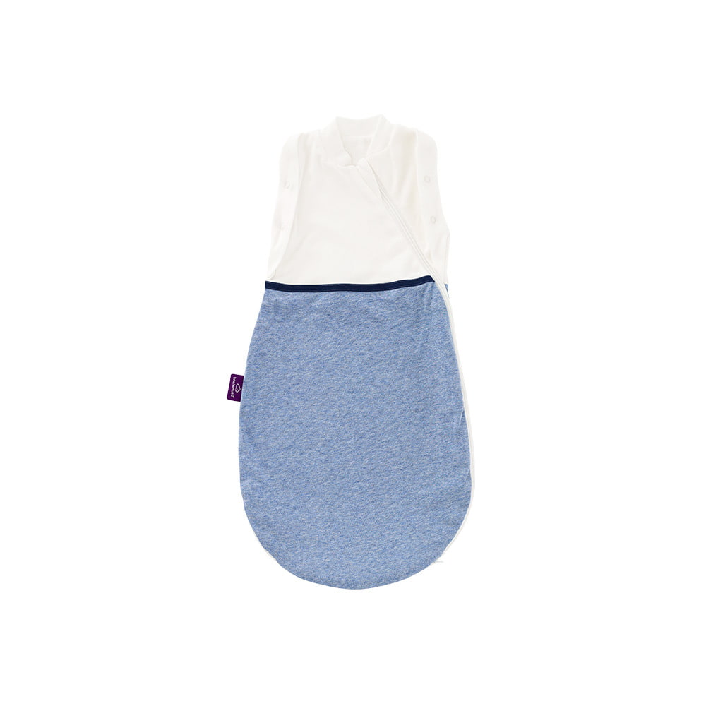Puckschlafsack blau meliert