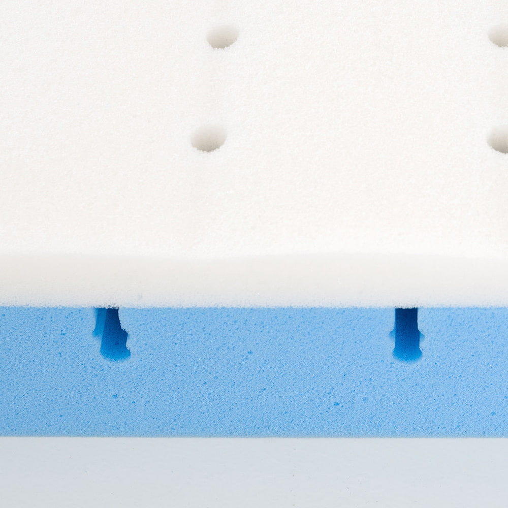 Kinder- und Jugendmatratze Schlummerland Detailansicht der 3D-comfort-pads