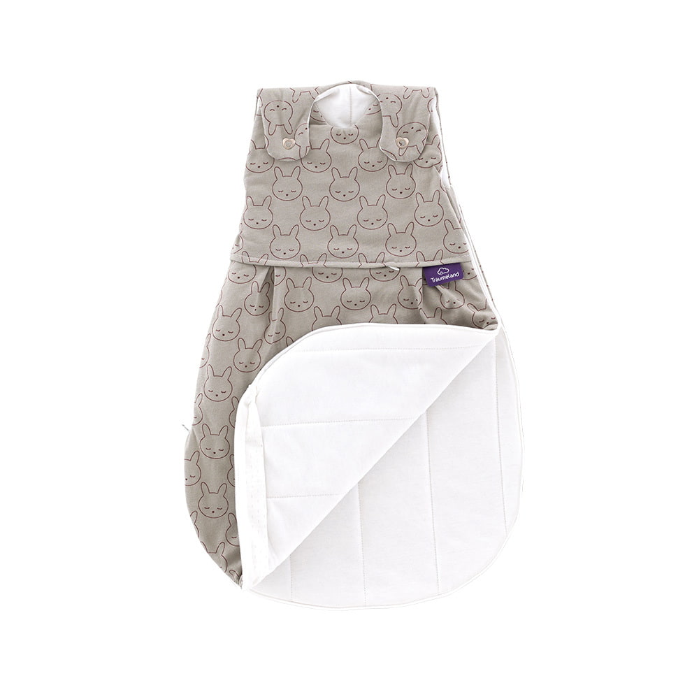 Schlafsack Kuschelhase unten offen