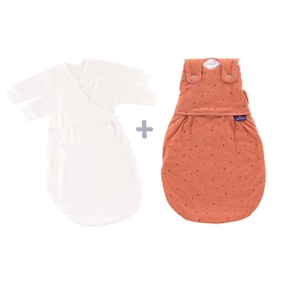 Schlafsack Set Moon rost mit 2 Innenschlafsäcken