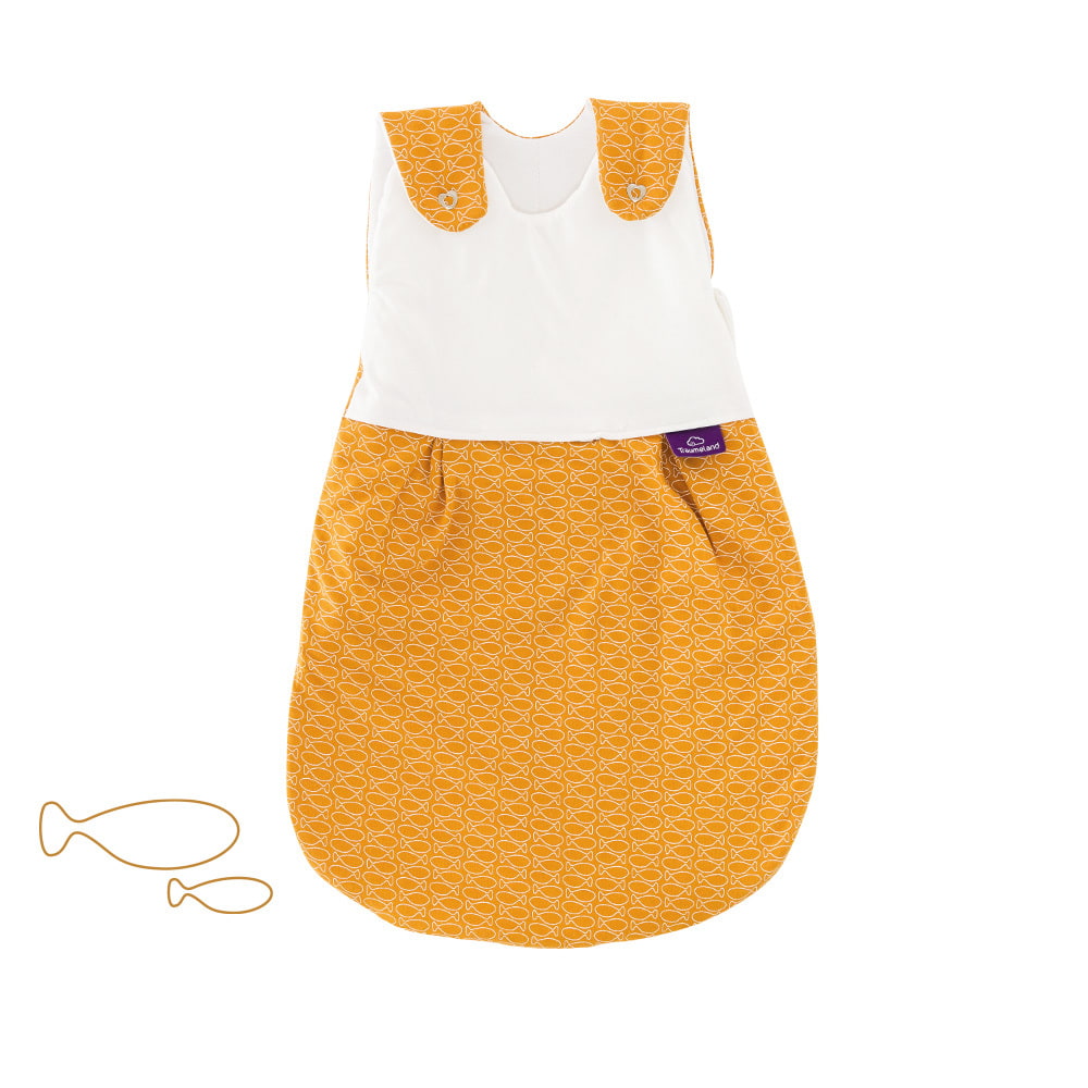 LIEBMICH Schlafsack im Design Fische gold