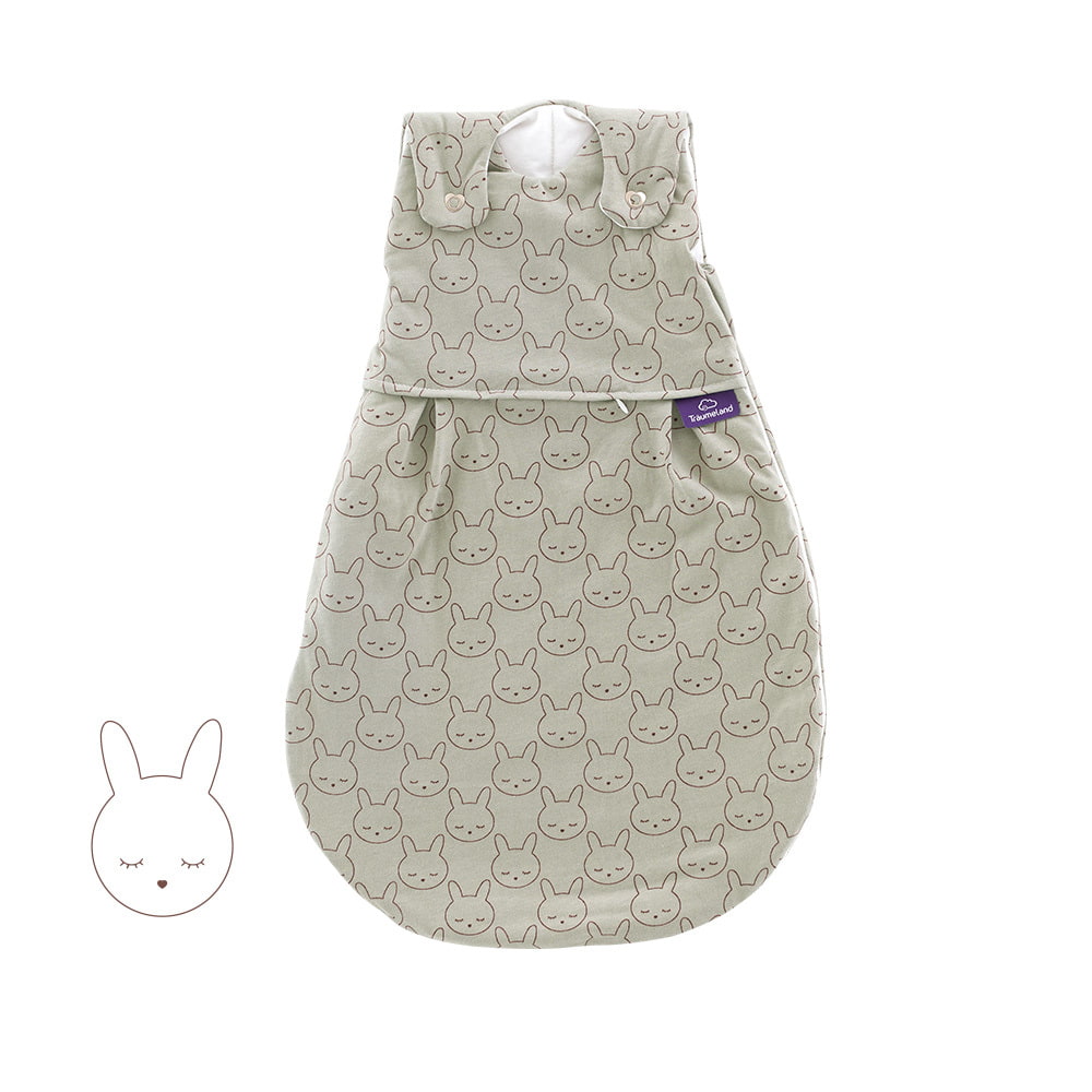 Schlafsack Kuschelhase grün