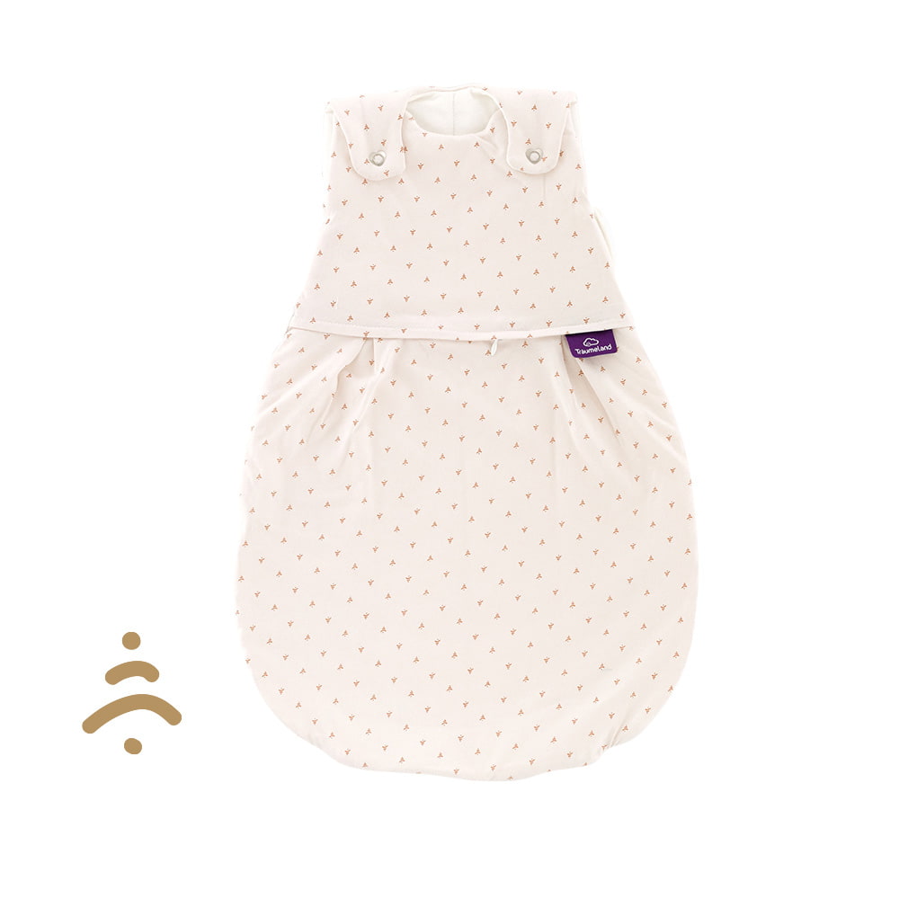 LIEBMICH Schlafsack im Design Twister beige