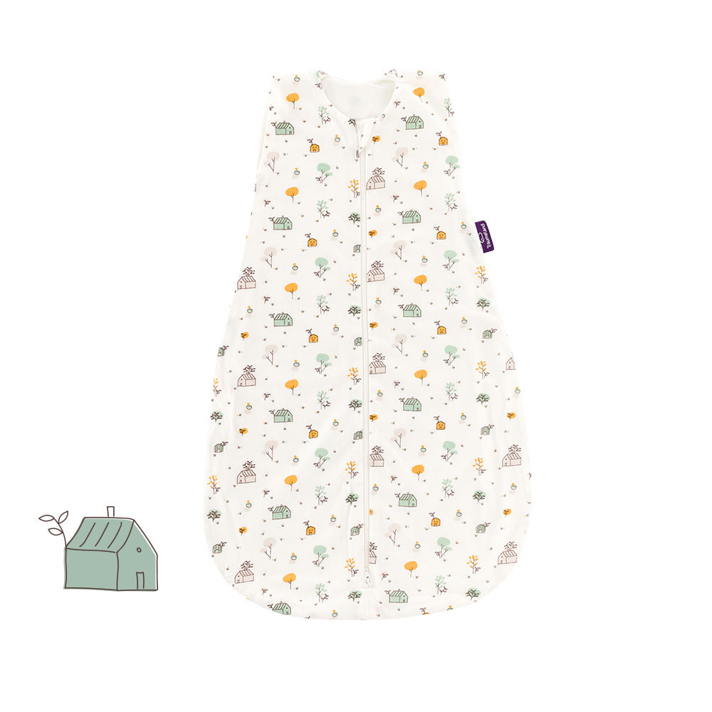 Sommerschlafsack Sweet Home aus Baumwolle