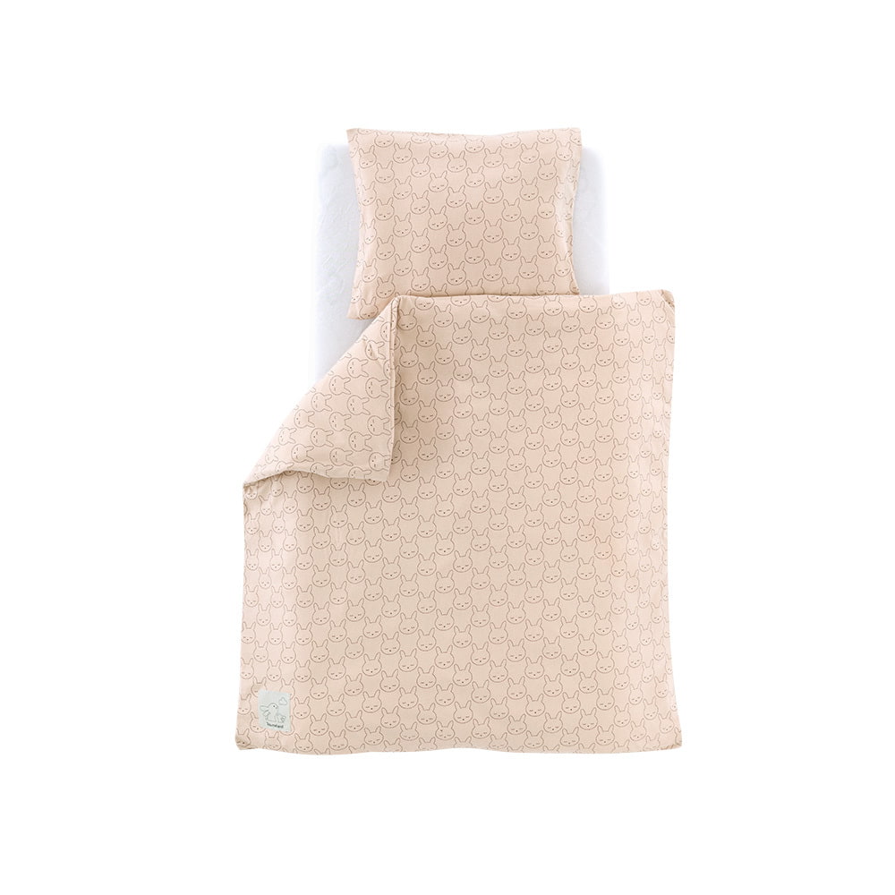 Bettwäsche Kuschelhase beige 80x80 x 35x40