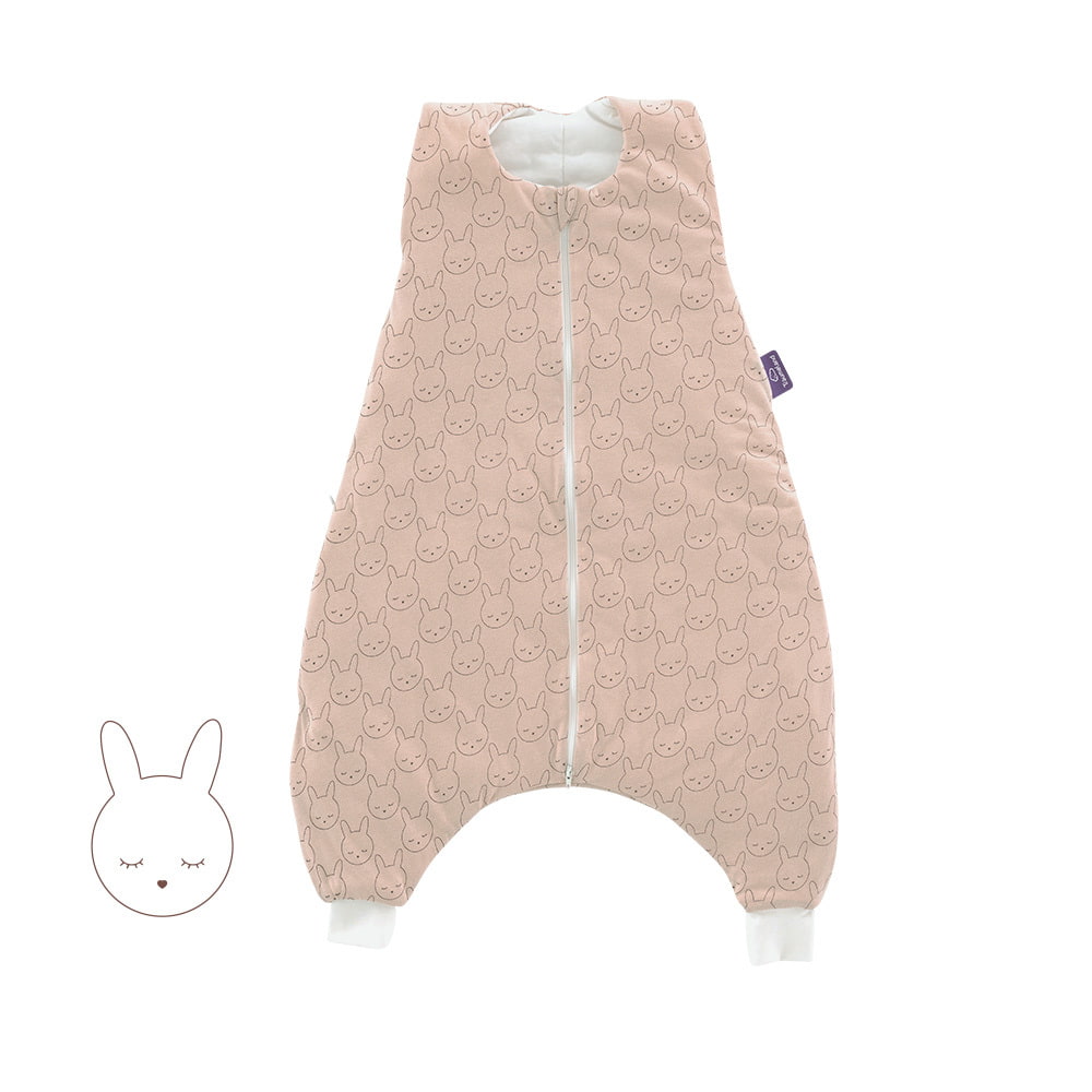 Schlafanzug TO GO im Design Kuschelhase beige