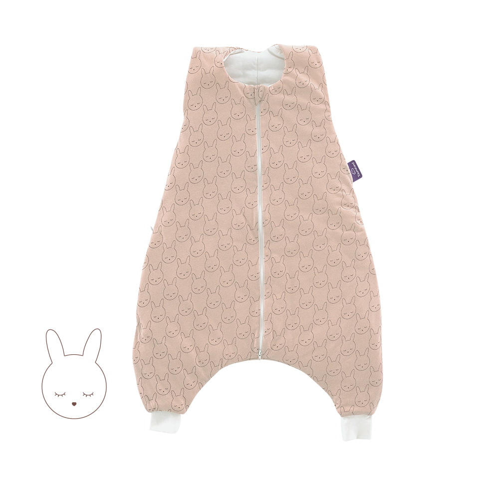 Schlafanzug TO GO im Design Kuschelhase beige