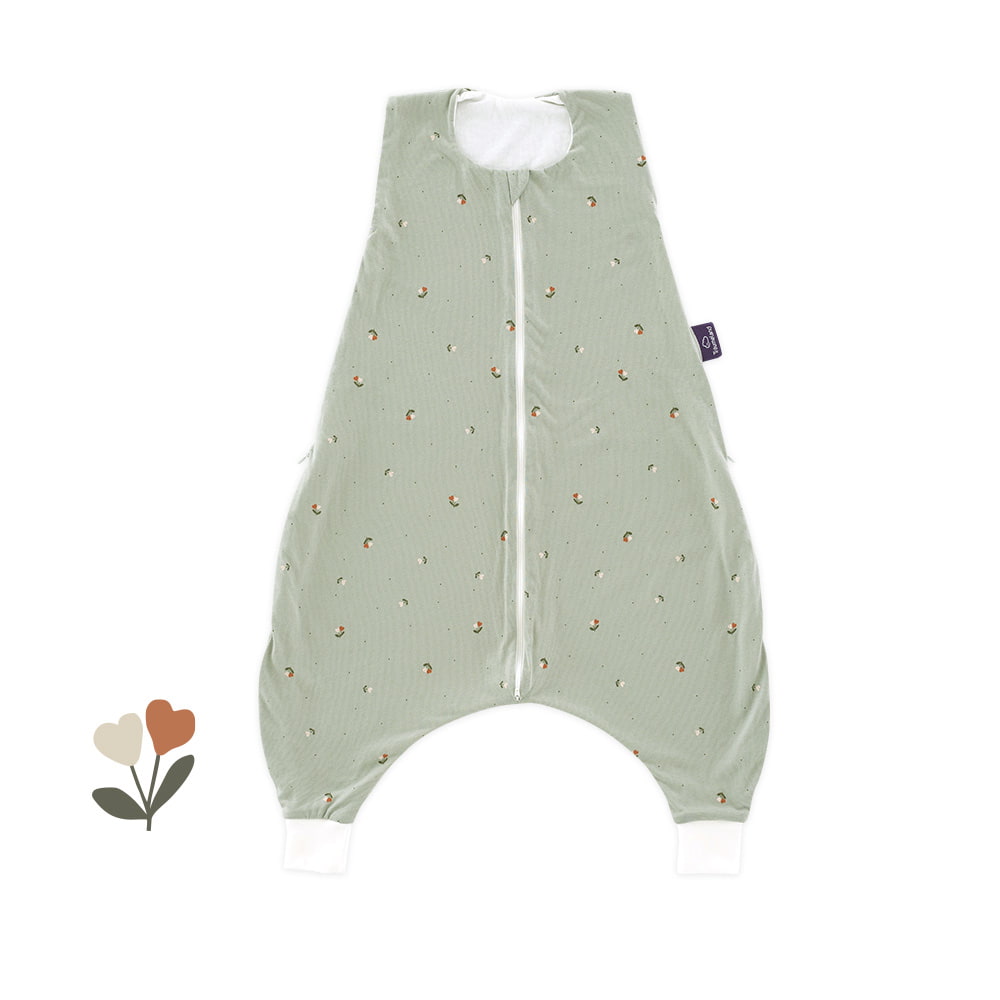 Schlafanzug light TO GO Fiore Grün aus Tencel™ 