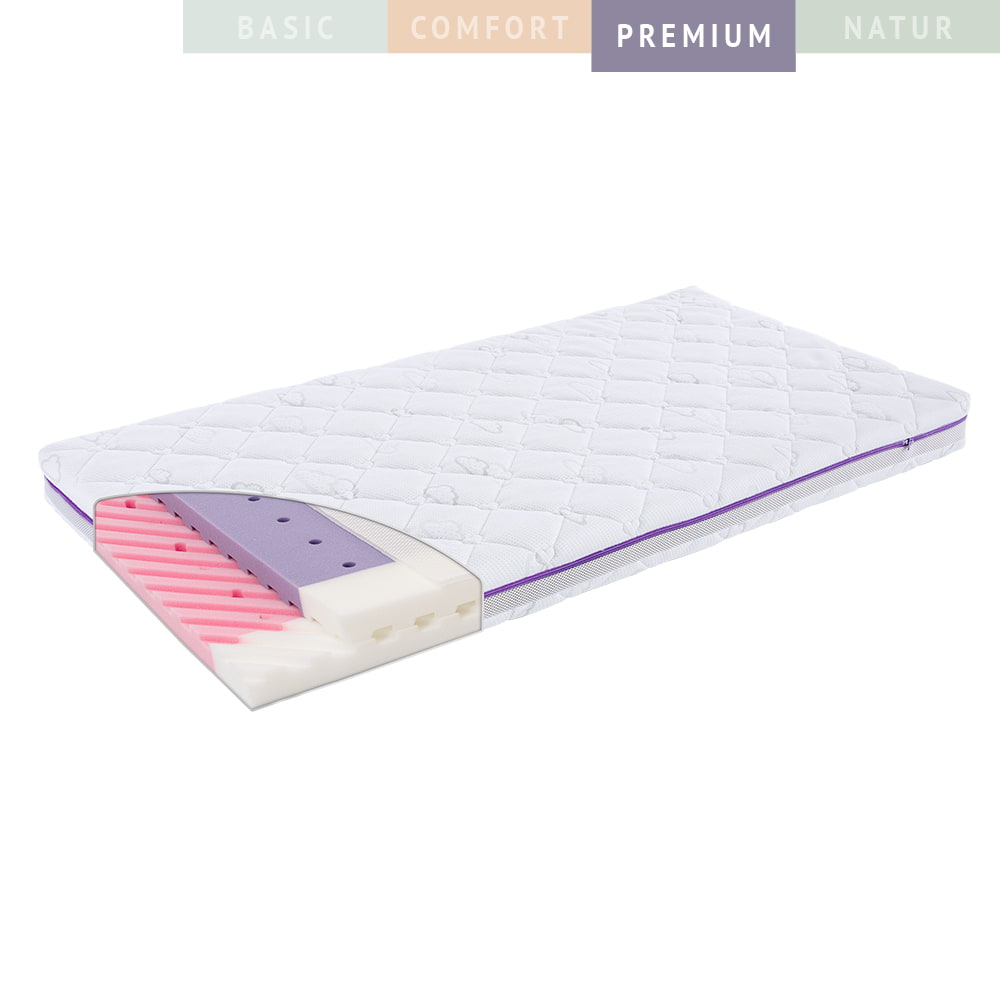 Babymatratze Premium Veilchenlila
