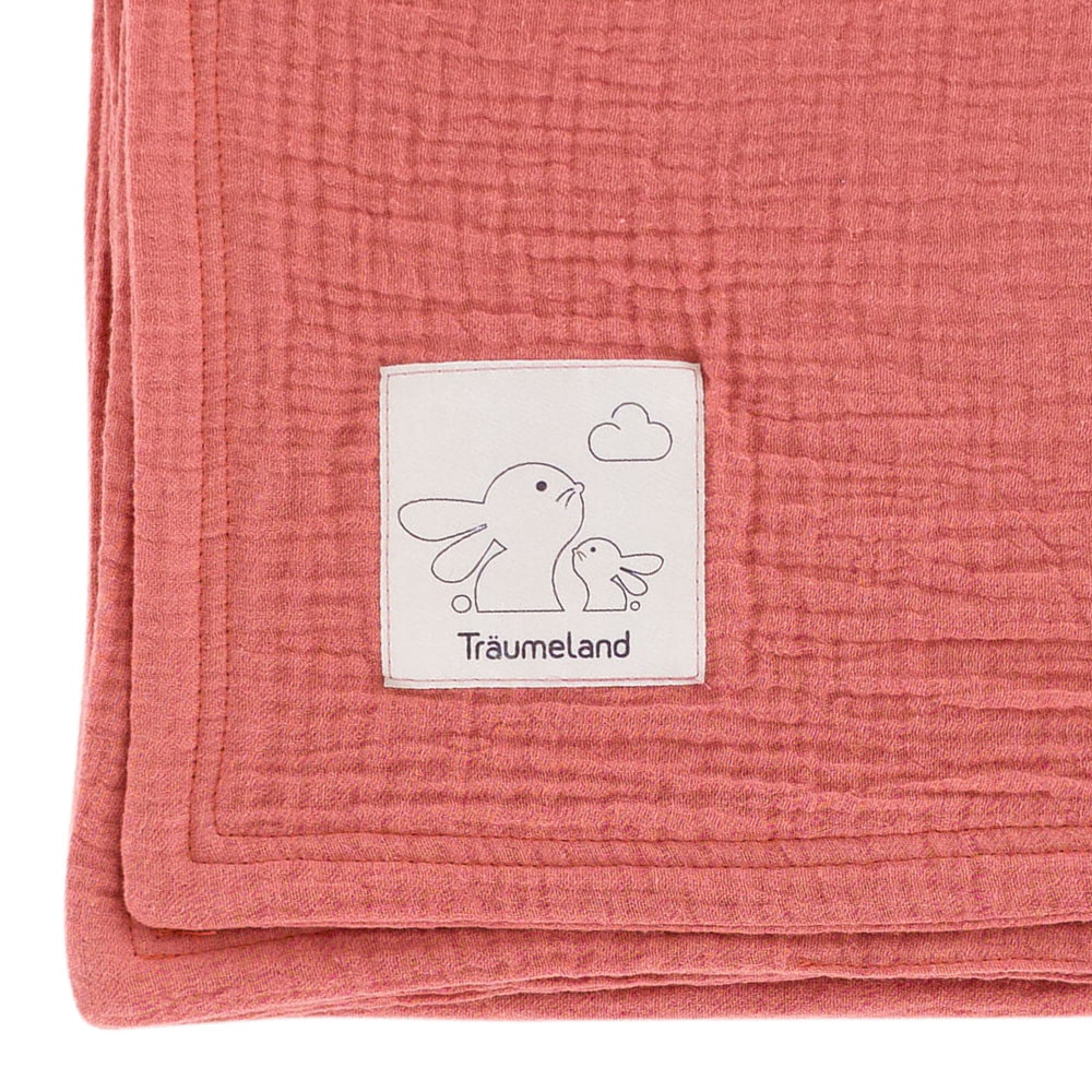 kuschelige Babydecke aus Baumwoll-Musselin Größe 75 x 100 cm