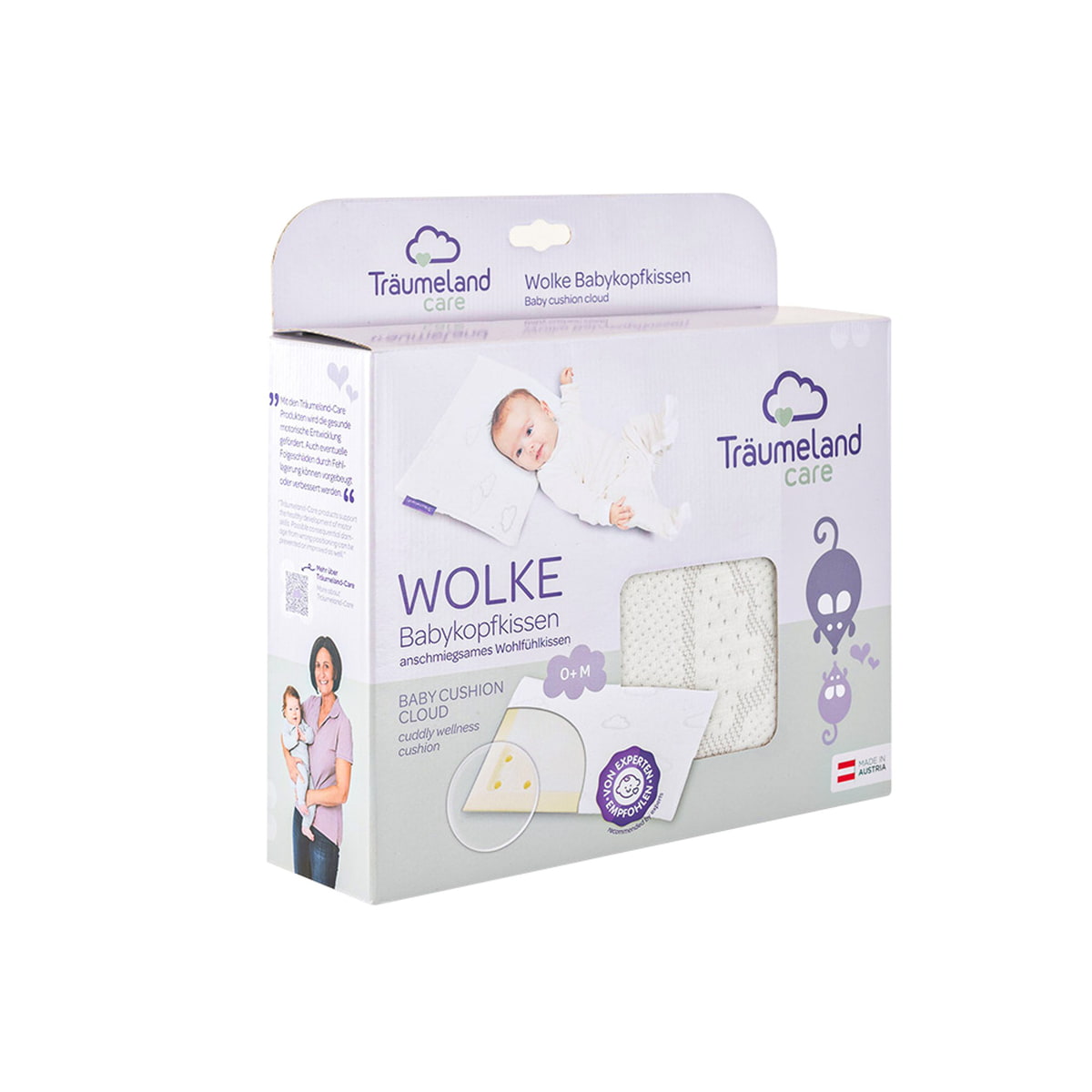Träumeland Babykopfkissen Wolke in Verpackung