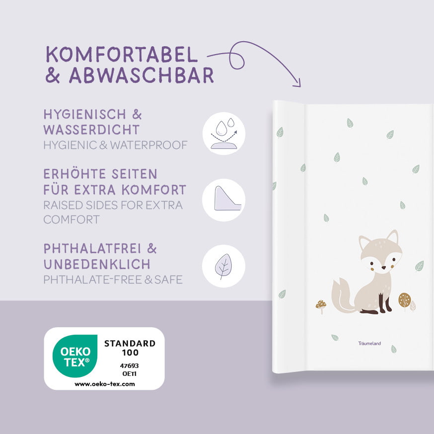 Wickelmulde Waldtiere