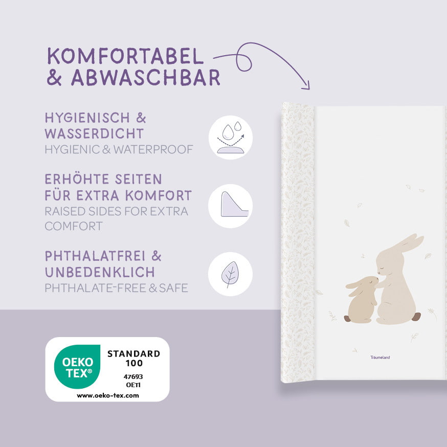Wickelmulde Hophop Bunny beige
