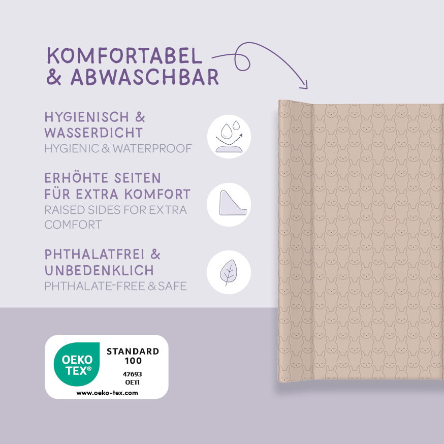 Wickelmulde Kuschelhase beige