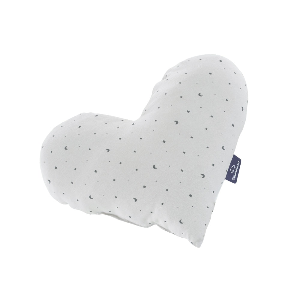 Kuschelkissen Herz Moon grau