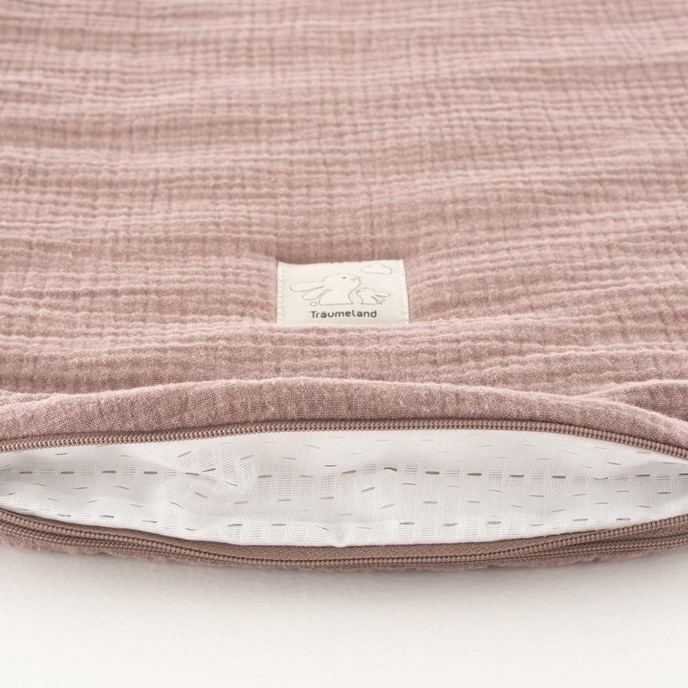 Ganzjahresschlafsack kastanie Belüftungsschlitz unten