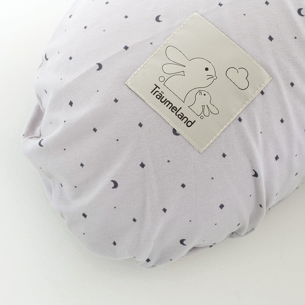 Stillkissen Moon grau Detail