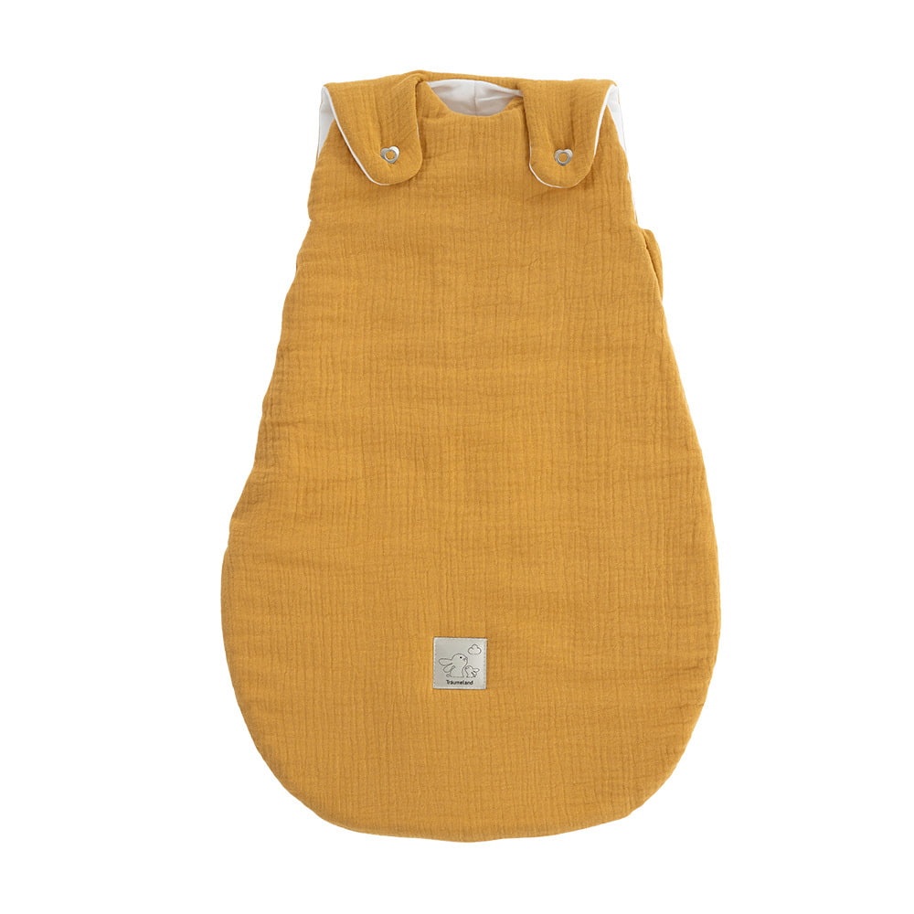 Ganzjahresschlafsack senfgelb