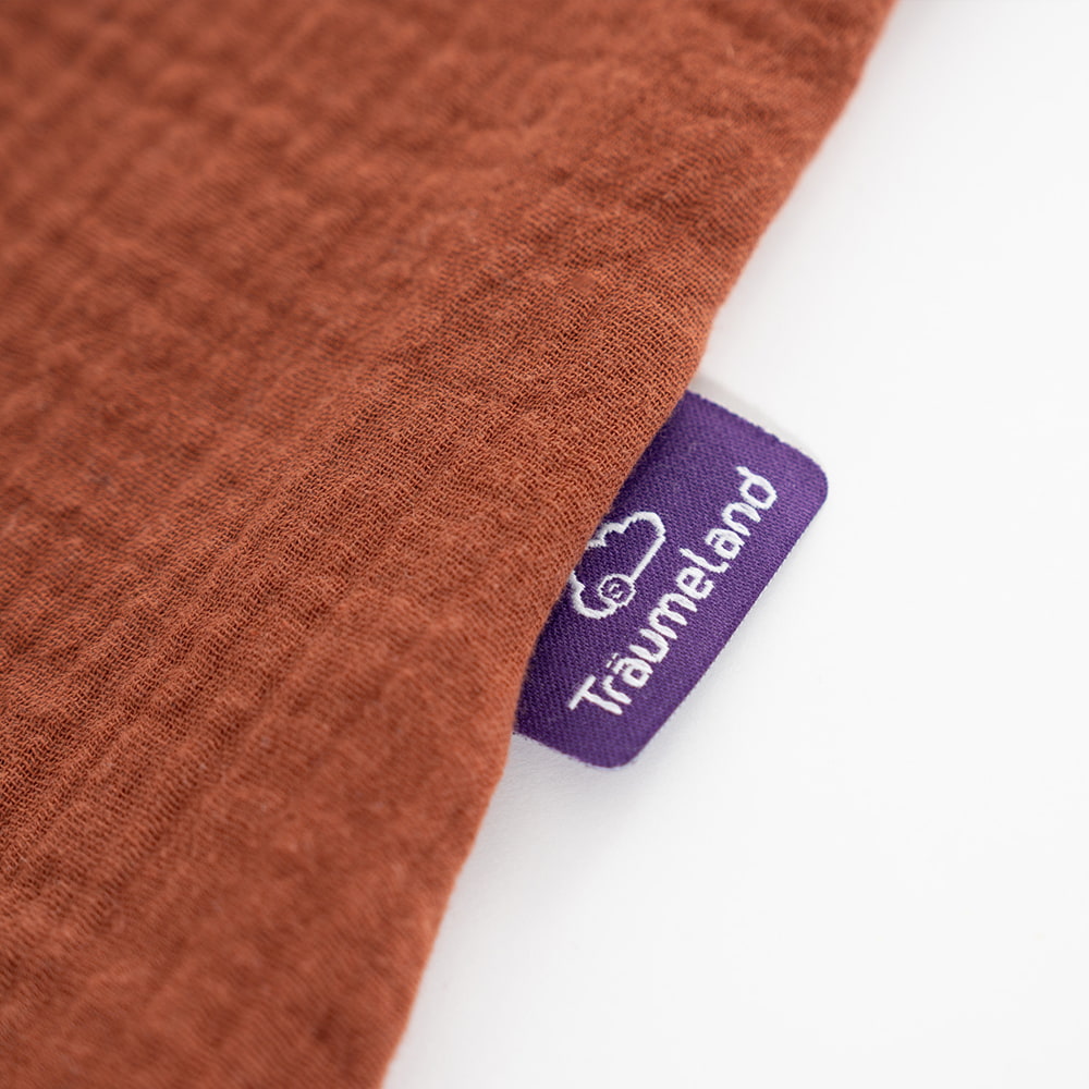 Etikett Sommerschlafsack terrakotta