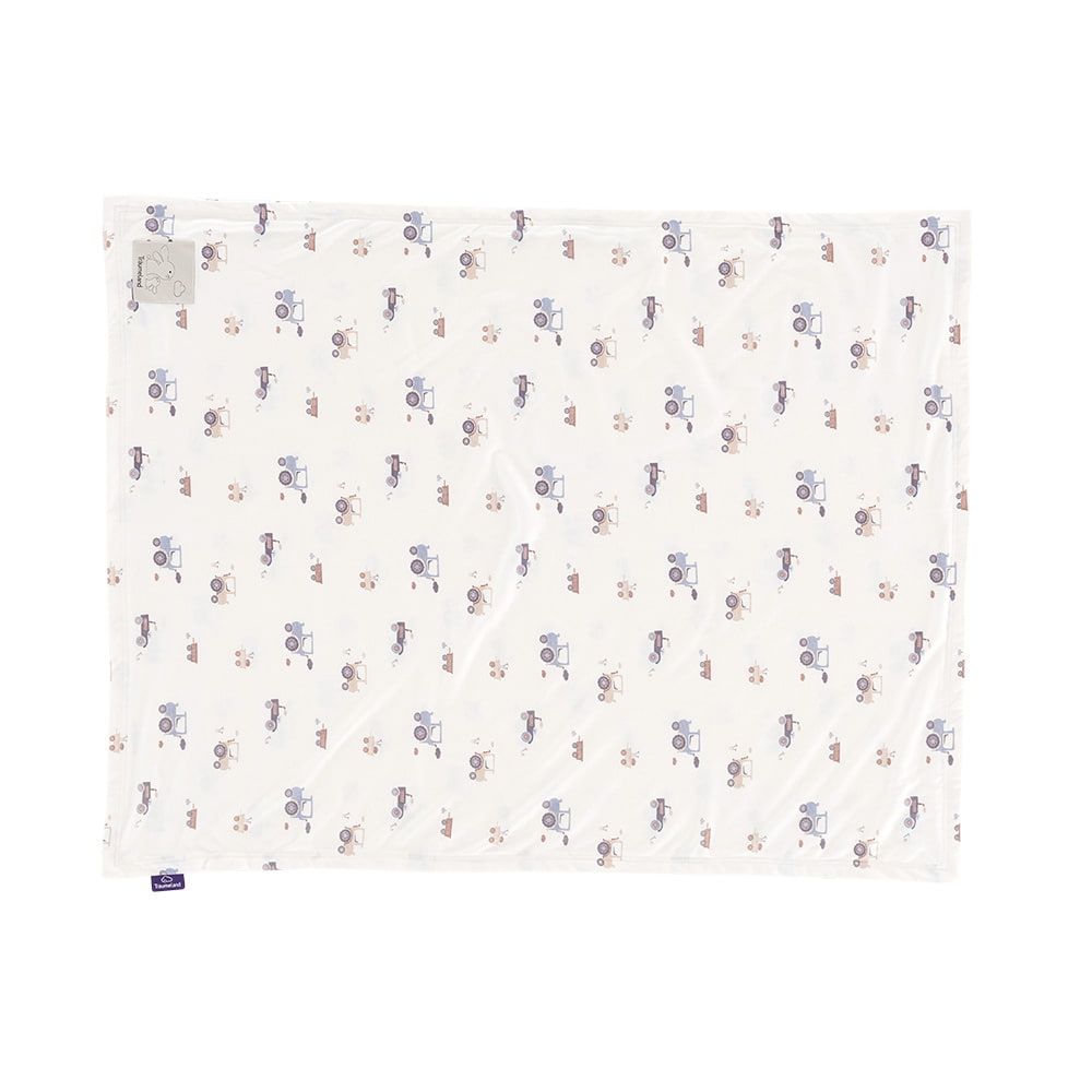 Babydecke Little Farm blau