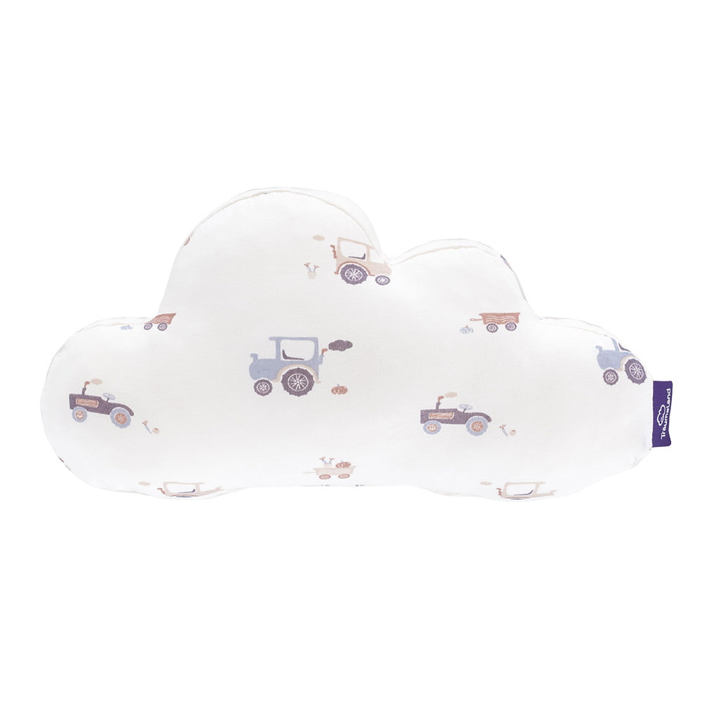 Kuschelkissen Little Farm blau Wolke