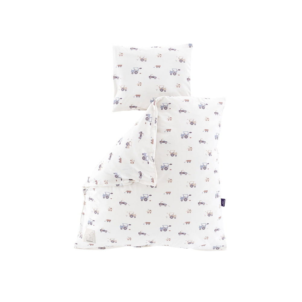 Bettwäsche Little Farm blau 80x80