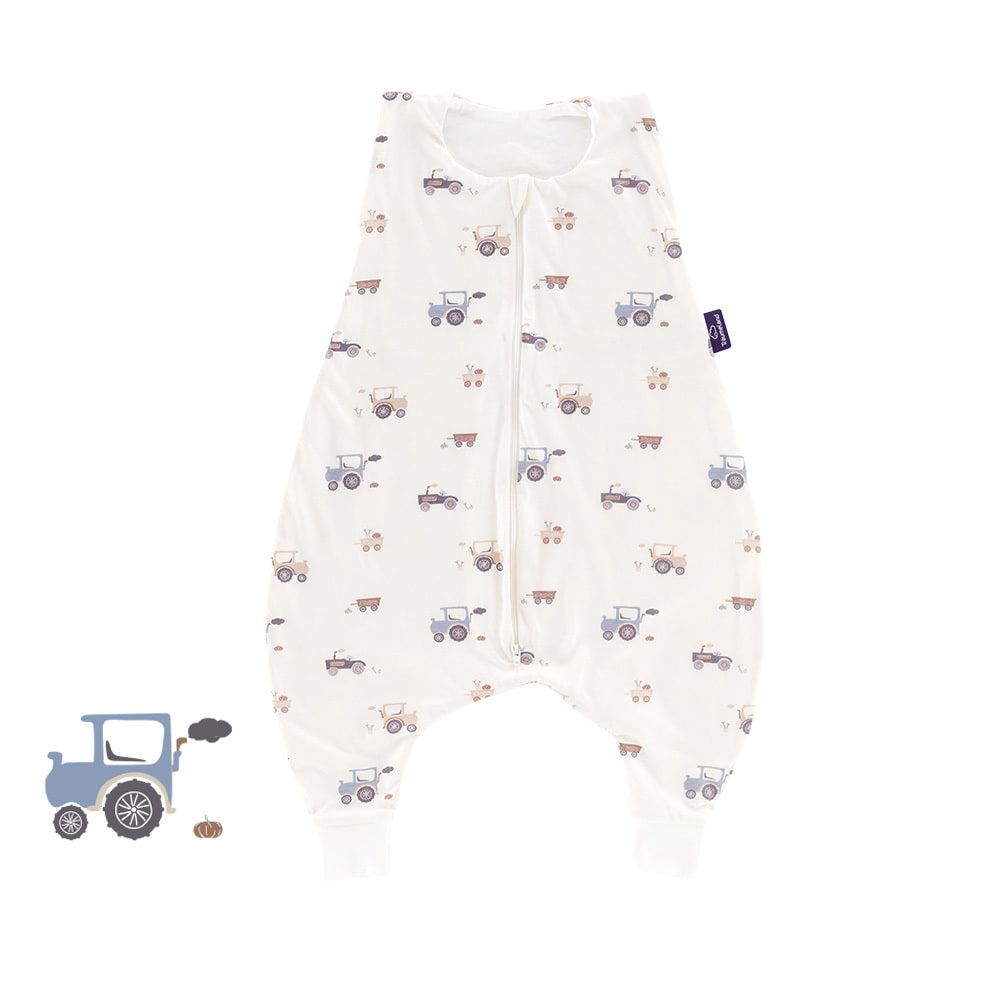 Schlafanzug to go Little Farm blau 