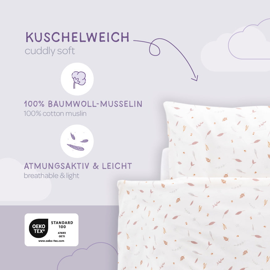 Bettwäsche naturlieb rosa Vorteile