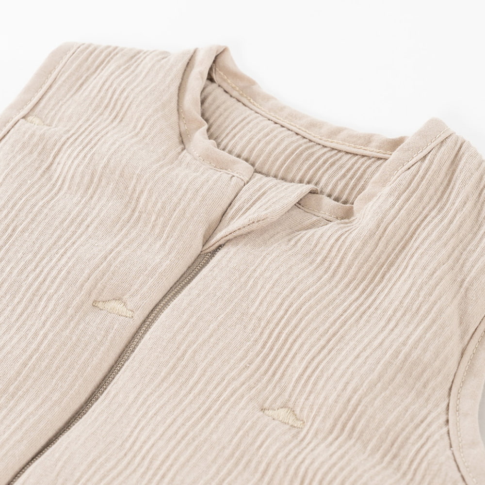 Signature Schlafsack taupe Kinnschutz