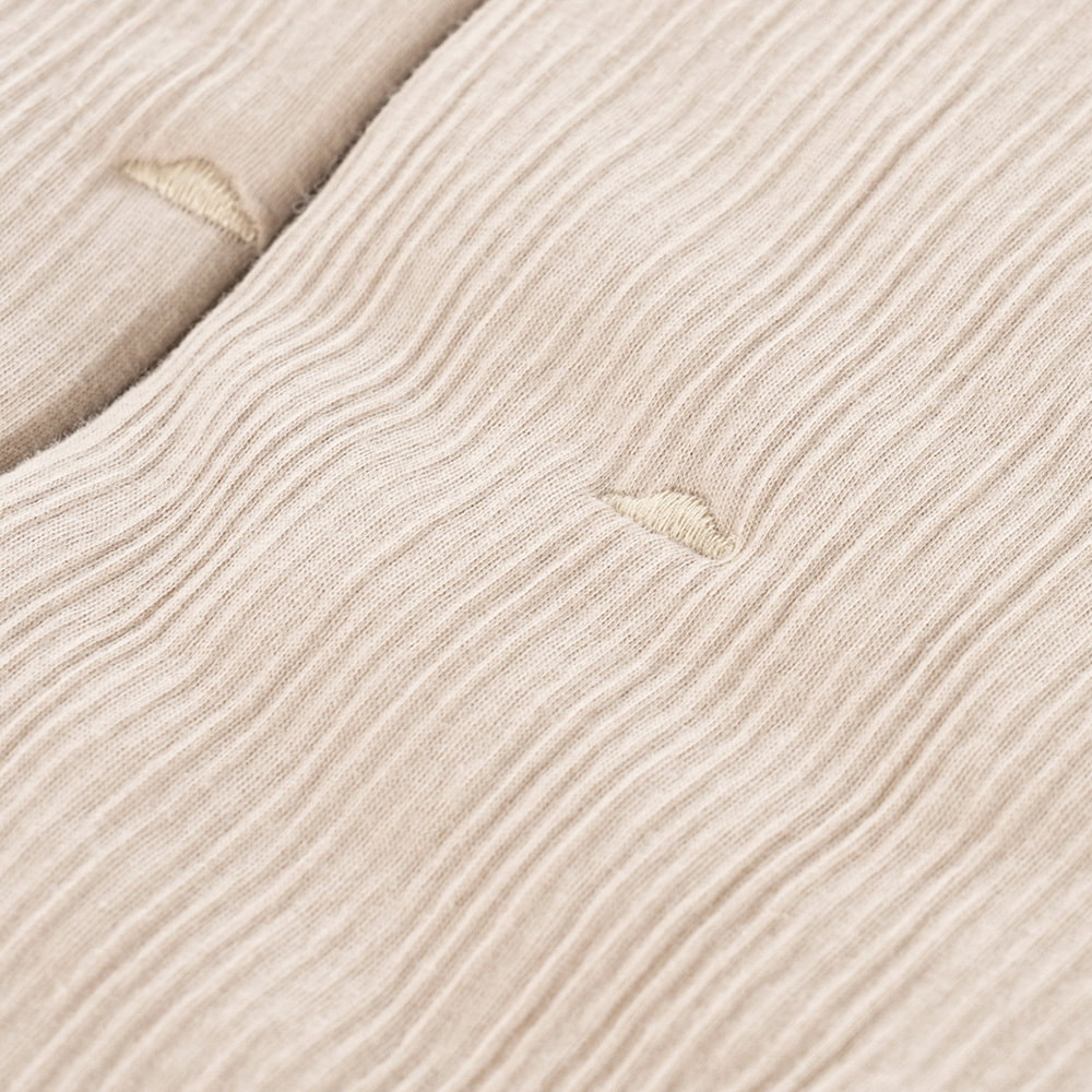 Signature Schlafsack taupe Stickerei