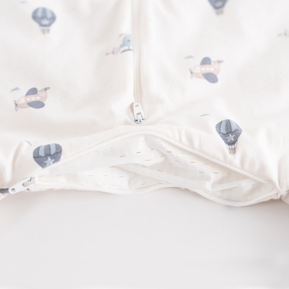 Schlafsack mit Beinen im Design Volare Belüftung