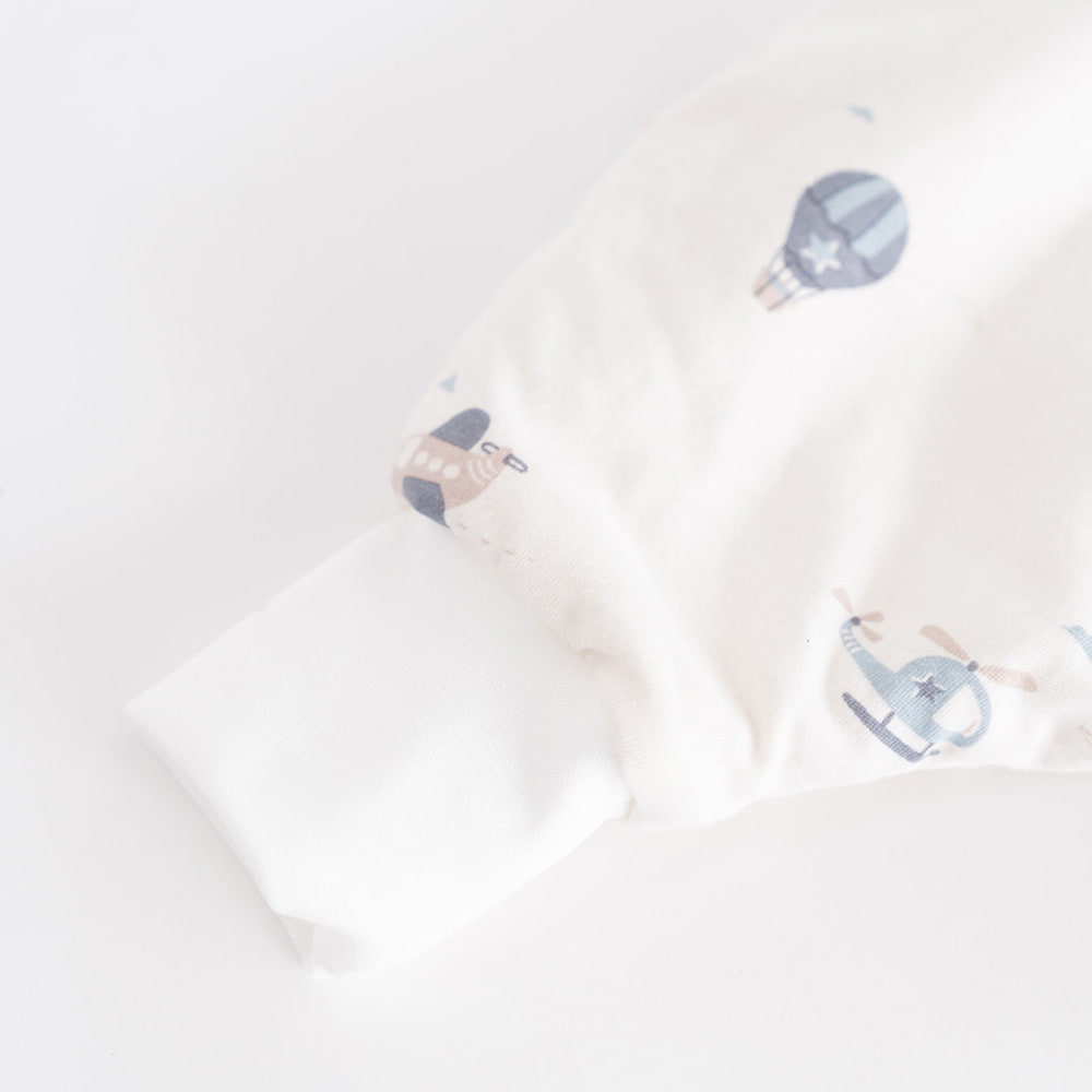 Schlafsack mit Beinen im Design Volare Belüftung Bündchen