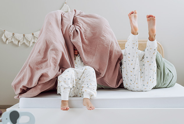Kinder in Träumeland Musselin Bettwäsche