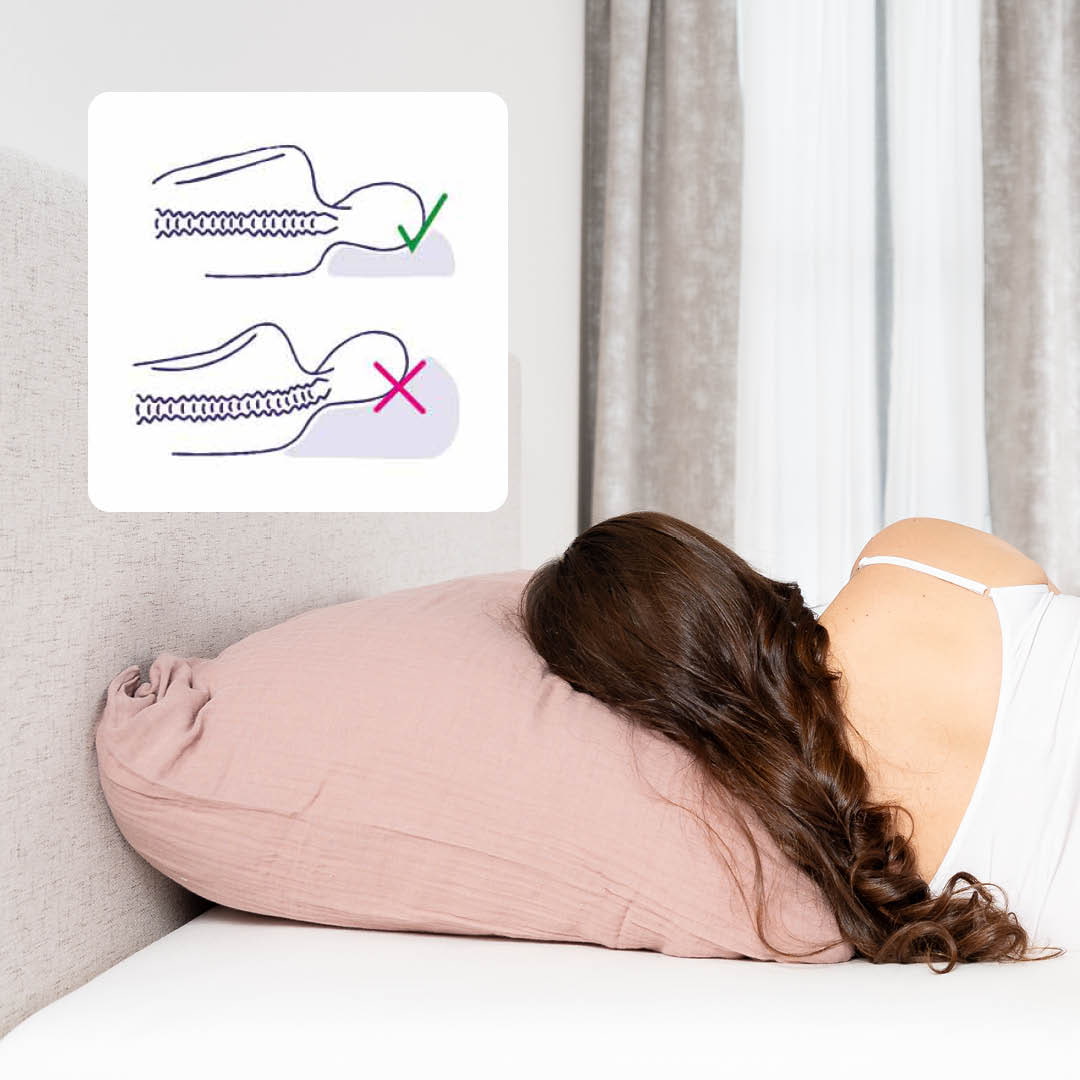 Schlafposition-Seitenschläfer - Ergokissen Kopfkissen haertegrad-matratze-ideal-schlaf