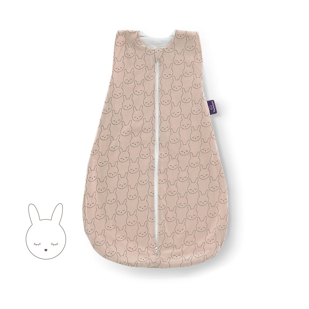 Sommer-Schlafsack Baumwoll-Jersey Kuschelhase beige